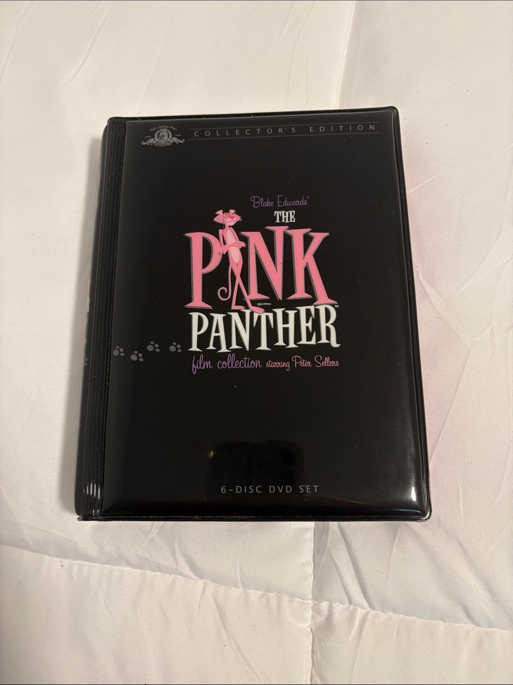 Collector’s Pink Panther 6-Disc DVD Set - Black with Pink Logo. Peter Sellers